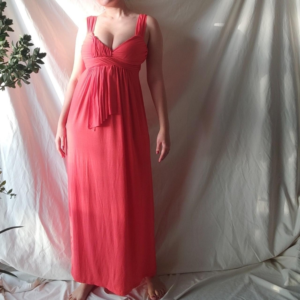 Jonathan Martin Maxi Dress In Papaya